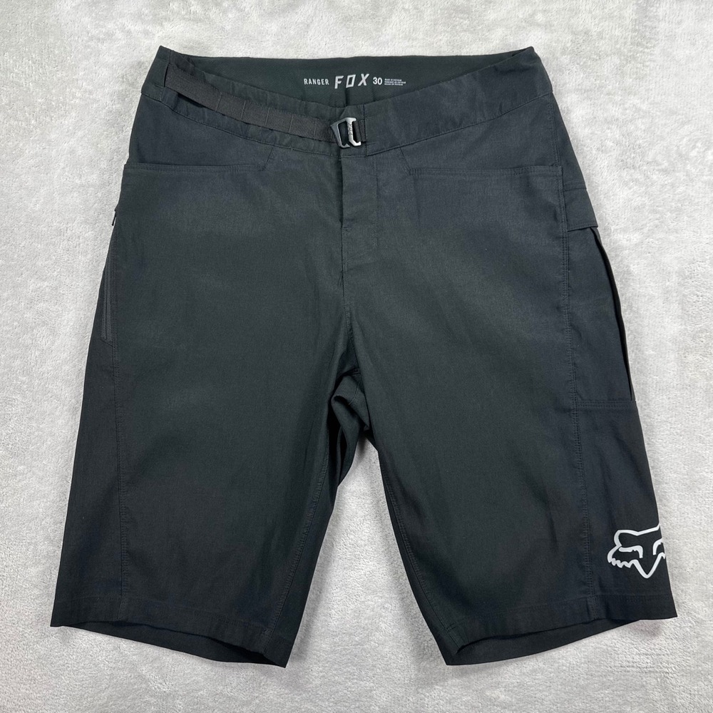 Fox Racing Ranger Mountain Bike Shorts Mens 30 Black MTB Cycling Stretch Outdoor